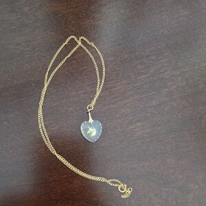 Rainbow Heart Unicorn Pendant Necklace